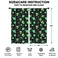 thumbnail image 2 of Blackout Kids Curtains,Alien Planet Black Pattern Children's Insulated Curtains Set Of 2,Bedroom Essentials,Toddler Room Decor 42"x84", 2 of 5