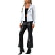 thumbnail image 2 of CHAQUETA Steampunk Peplum CHIC para Mujer con Cuello Alto, Doble Botonadura, Blazer Casual de Oficina L Blanco, 2 of 6