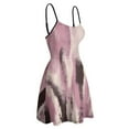 thumbnail image 4 of Abstract Pink Brushstroke Art Painting Summer Dresses For Women A-line Dress Sleeveless Dress, 4 of 6