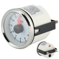 thumbnail image 4 of Dash Hourmeter, Red Backlight Car Clock Watch 0-12 Hours Anti Fog Silver Frame DC9-32V  For Ships Construction Machinery White Dial Silver Frame, 4 of 8