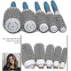 thumbnail image 2 of Ceramic Lonic Round Hair Brush Barrel Hairdressing Hair Salon Styling Barrel Curling Brush Tool Set, 2 of 5