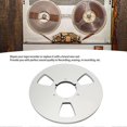 thumbnail image 5 of 1/4 10 Inch Empty Tape Reel Aluminum Alloy Reel Tape Recorder Accessory Empty Disc Opening Machine Parts for Nab Silver, 5 of 5