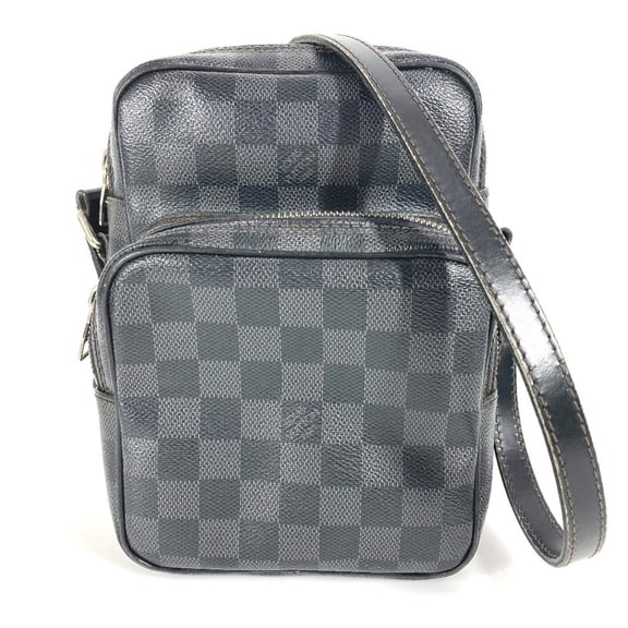 Pre-Owned LOUIS VUITTON N41446 Damier Graphite Rem Crossbody Bag/Pochette/Shoulder... (Fair)