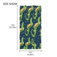 thumbnail image 4 of Ryvnso Cute Crocodile Hand Drawn Oversized Beach Towel Microfiber Bath Blankets Swimming Fitness 37" x 74", 4 of 5