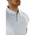 thumbnail image 7 of ToBeInStyle Men's Cotton Slim Fit Classic Polo T-Shirt - Heather Grey - 2XL, 7 of 7