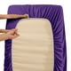thumbnail image 5 of Juego de ropa de cama para el hogar Sábana de cama Funda de colchón Funda de almohada Juego de ropa de cama de poliéster de color sólido, Morado, Doble, 3pcs / set Eigraketly HA6267-11B, 5 of 7