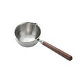 thumbnail image 1 of Casserole en Acier Inoxydable pour Œufs Chocolat Lait Chaud Poignée en Bois, 1 of 11