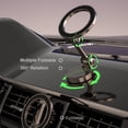 thumbnail image 4 of Soporte magnético plegable para móvil para coche; soporte con ventosa y rotación de 360 grados; soporte para móvil y navegador de coche; soporte antivibraciones, 4 of 7