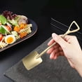 thumbnail image 5 of Stainless Steel Shovel Spoon Ice Cream Spoons Reusable Cute Dessert Tea Spoon Stirring Scoop for Sundaes Coffee Home Kitchen Bar Party, 1Pcs (Gold2), 5 of 6