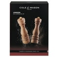 thumbnail image 2 of Cole & Mason London Natural Beech Salt & Pepper Mills Set 8", 2 of 4