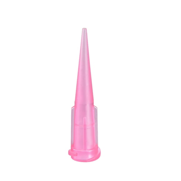 Aguja de llenado de dispensación cónica sin punta industrial 20ga X 1.26" Rosa 100 Pcs