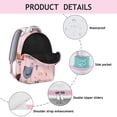 thumbnail image 4 of "Chicken Design College Backpack - Spacious & Durable School Bag for Students, Water-Resistant Bookbag for High School, Trendy & Comfortable", 4 of 6