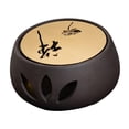 thumbnail image 2 of GUOOL Ceramic Teapot Warmer Coffee Warmer Base with Tealight Tray Warming Heating Base Copper Warmer Plate, 2 of 9