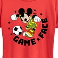 thumbnail image 2 of Disney - Game Face Soccer - Women's Short Sleeve Graphic T-Shirt, 2 of 5