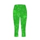thumbnail image 2 of TaTaai Women High Waist St. Patrick's Day Random Print Capri Yoga Pants Skinny Fit Stretchy Non See-through Machine Washable Versatile Holiday Office Sports Leggings Gift, 2 of 5