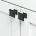 thumbnail image 3 of GlideRite 1-1/4 in. Square Twisted Drawer Cabinet Knob, Matte Black - 5865-MB, 10 Pack, 3 of 4