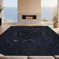 thumbnail image 2 of Design&I 2'x3' Ultra Soft Door Mat, Twisted Snake Ancient Runes Constellation Fantasy Supernatural None Fluffy Washable Easy Care Indoor rug for Bedside Entryway, 2 of 7