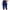 01# Blue, variant on Huresd Cotton Capri Knee Length Leggings With Pockets for Women -Pocket High Waisted Stretch Tummy Control Yoga Pants for Cycling Workout Black 2XL