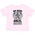 thumbnail image 3 of Inktastic My Hero is Now My Angel Brain Cancer Awareness Boys or Girls Toddler T-Shirt, 3 of 5
