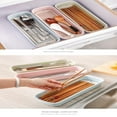 thumbnail image 4 of High-quality Creative Chopsticks Storage Organizer Cookware Storage Box Cutlery Dryer Drainer Shelf Fork Spoon Chopsticks Holder Chopsticks Holder Cookware Rack BLUE, 4 of 8