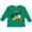 Kelly Green, variant on Inktastic Four and Digging It Bulldozer 4th Birthday Boys or Girls Long Sleeve Toddler T-Shirt