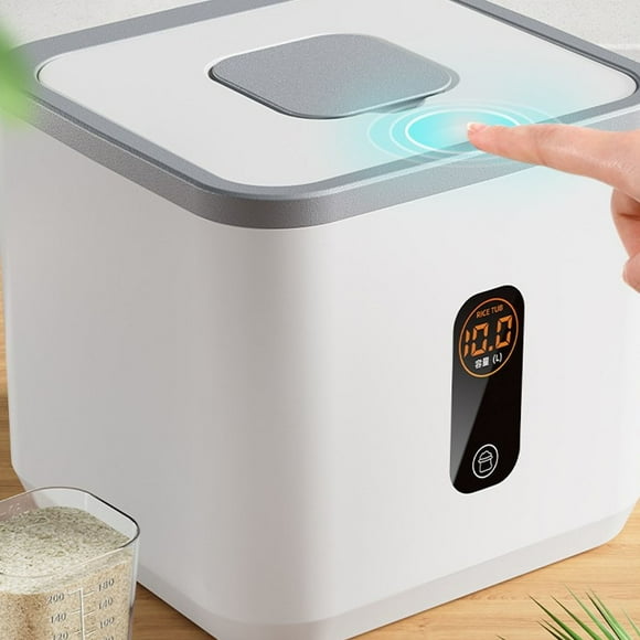 Rice Storage Box Rice Container Airtight Food Storage Box with Lid for Rice, Cereals, Flour, Pasta, Nuts, Beans and More