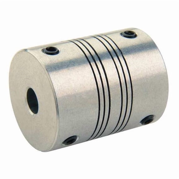Ruland Coupling,4 Beam,Bore 3/8x3/8 In PSR16-6-6-A