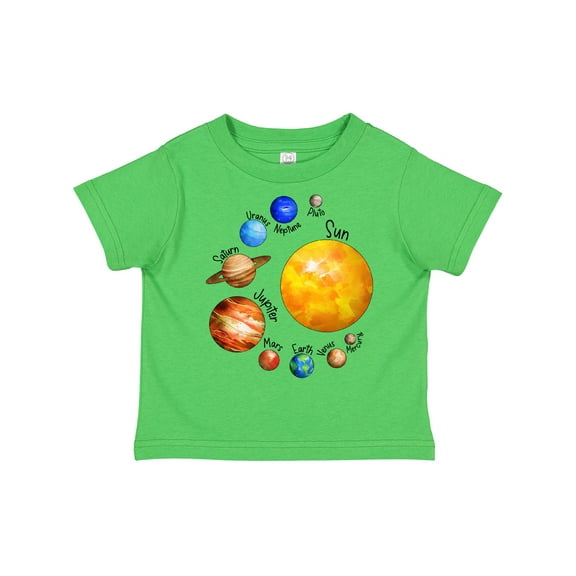 Inktastic Sun and Planets Yes, and Pluto Boys or Girls Toddler T-Shirt