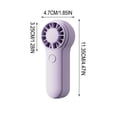thumbnail image 3 of Kieccall Mini Handheld Cooling Fan Compact Personal Fan For Home Office Outdoor Summer Compact Cooling Use, 3 of 6