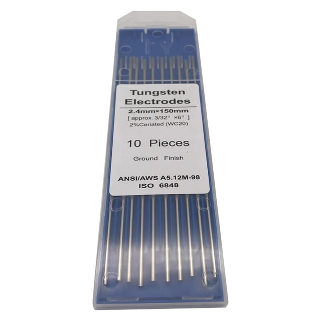 EeaseCA 1 Pack Durable Cerium Tungsten Welding Electrodes WT20 TIG Tungsten Rods