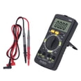 thumbnail image 4 of Multímetro digital ultrafino automático rango manual luz alarma de sonido marco de soporte ajustable probador eléctrico, 4 of 14