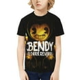 thumbnail image 4 of Bendy And The Ink Machine Boys Girls 3d Graphic Printed T-Shirt Crewneck Short Sleeve Tees, 4 of 7