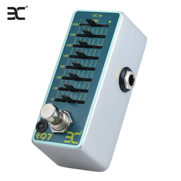 ENO EX EQ7 Guitar Equalizer Effect Pedal 7-Band EQ Full Metal Shell True Bypass