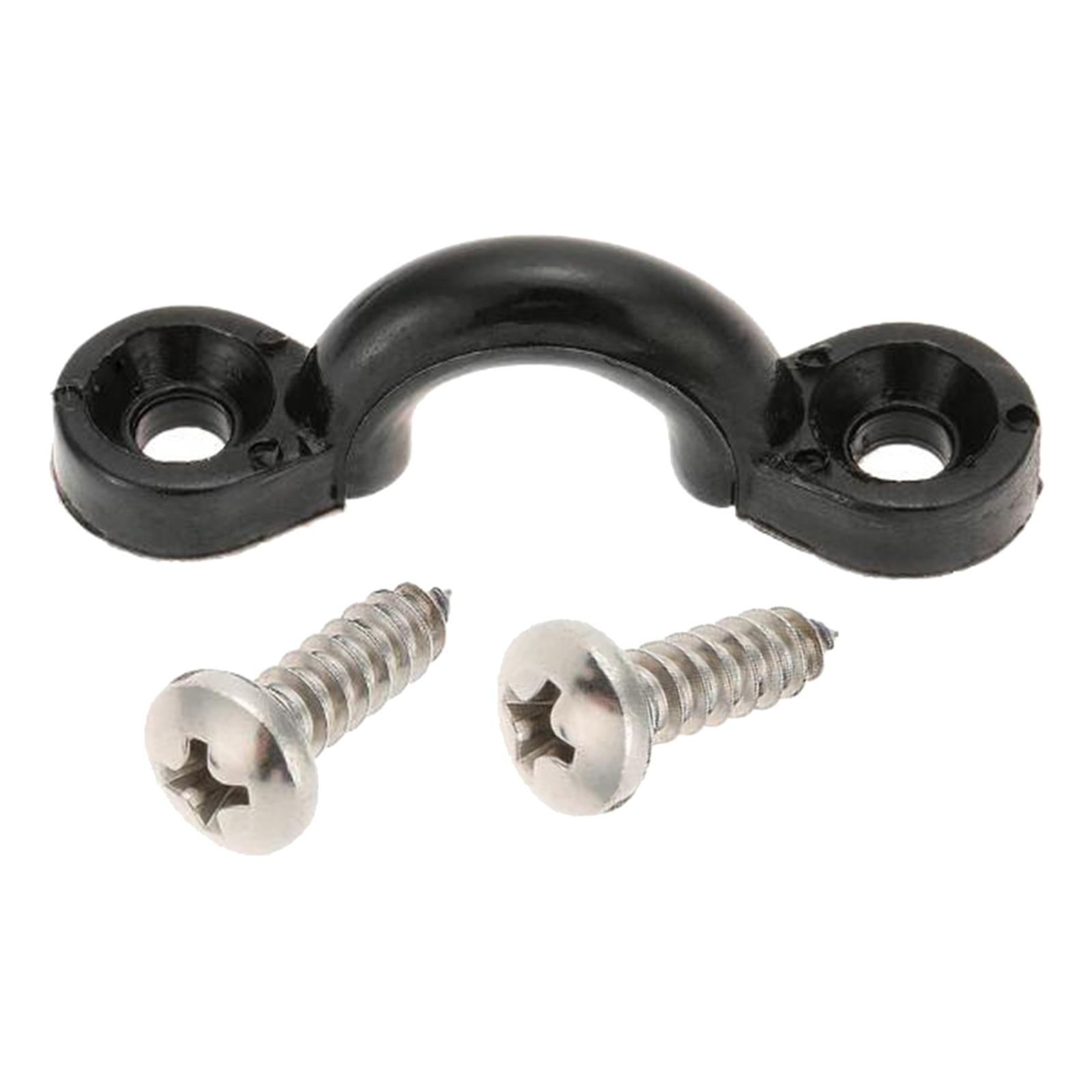 Nylon Deck Loops Pad Eye with Screws Kayak Handle Buckle Eyelets