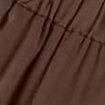 thumbnail image 4 of Petite Linen Pants for Women Plus Size Summer Lightweight Wide Leg Cropped Linen Pants Beach Vacation Trousers with Pockets, 4 of 7