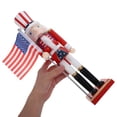thumbnail image 5 of HONITANO 1Set 4th of July Nutcracker Figurines Multi Colored 38x9x8in Wooden Soldier Statue for Independence Day, 5 of 8