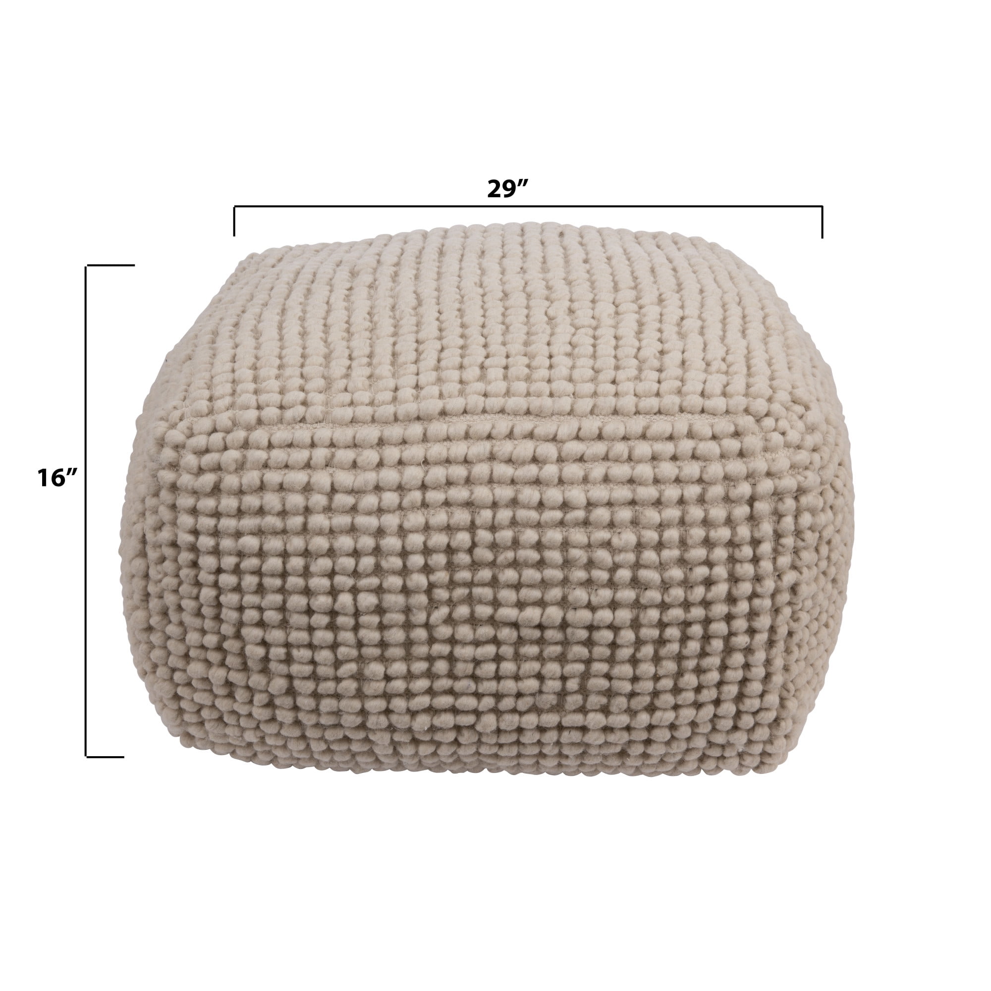 offen オッフェン　square-OPPEN BEIGE&BLACK Davivy 18.1'' X 13