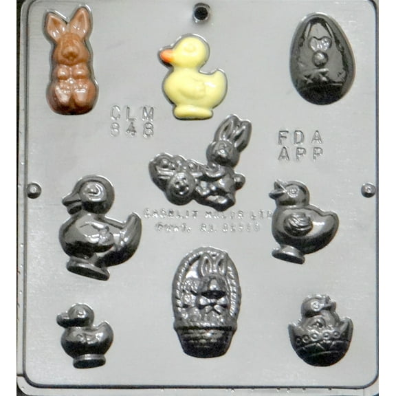 848 Easter Assortment Chocolate Candy Mold