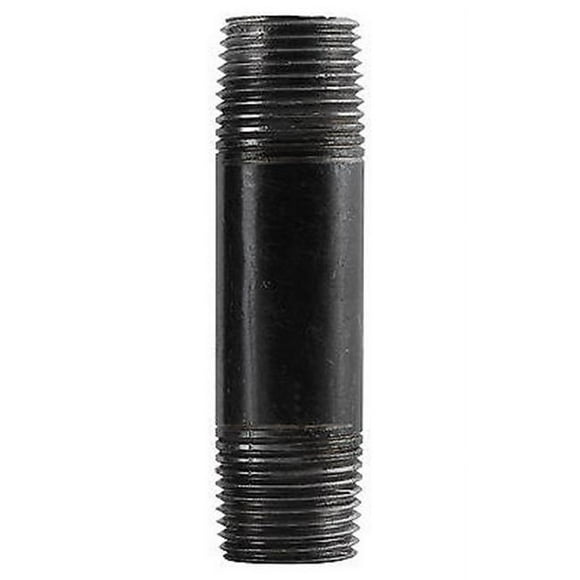 Southland 583-020HN 0.5 x 2 in. Threaded Steel Nipple&#44; Black