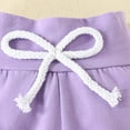 thumbnail image 5 of Coerni Toddler Baby Girls Sweatshirts Sweatsuit Hoodies Tops Drawstring Pants 2Pc Tracksuit Girls Fall Winter Clothes Set, 5 of 5