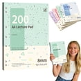 thumbnail image 2 of CoreLiving Loose-leaf Binder Paper A4 Size Notebook Paper College Ruled Lined Sheets 200 Pages Refill Paper for Spiral Notebook Journals and Notes, 2 of 10