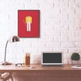 thumbnail image 2 of Stupell Industries Freddie Mercury Yellow Jacket Famous People Characters Fashion Design Framed Wall Art by Fred Birchal, 2 of 8