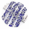 thumbnail image 2 of Etiqueta Adhesiva Cinta Diamante Diamantes Imitación Cristal Plata Azul Real Cgtredaw, 2 of 8