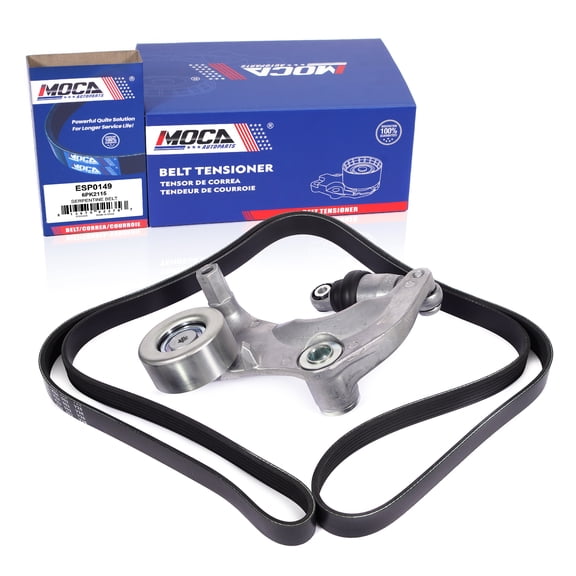 MOCA AUTOPARTS Serpentine Belt Drive Component Kit Fit for 2016-2020 Honda HR-V 1.8L