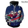 thumbnail image 3 of Sudadera con capucha de Papá Noel para hombre y mujer, con estampado digital 3D, informal, de manga larga, de talla grande, 3 of 5