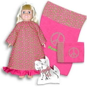 Creative Cuts Fabric Doll Dress Kit, Pink Cheetah