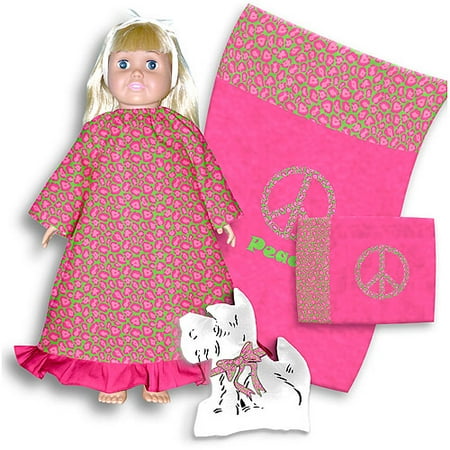 Creative Cuts Fabric Doll Dress Kit, Pink Cheetah