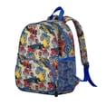 thumbnail image 2 of Monster Truck Pattern Backpack Backpack for School,Schoolbag with Adjustable Shoulder Straps & Padded Back,13.8"x11.4"x6", 2 of 6