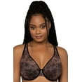 thumbnail image 4 of Sheer Mesh Plunge T-Shirt Bra - Blue Sapphire, 4 of 28