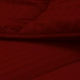 thumbnail image 5 of DNG Creations 1 Piece Damask Stripe Comforter 100% Egyptian Cotton 550 GSM Filling ( Oversized Queen Size ) All Season 800 Thread Count - Stripe Burgundy Colour, 5 of 6